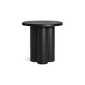 4/4 Side Table by Blu Dot in Black On Ash, front view