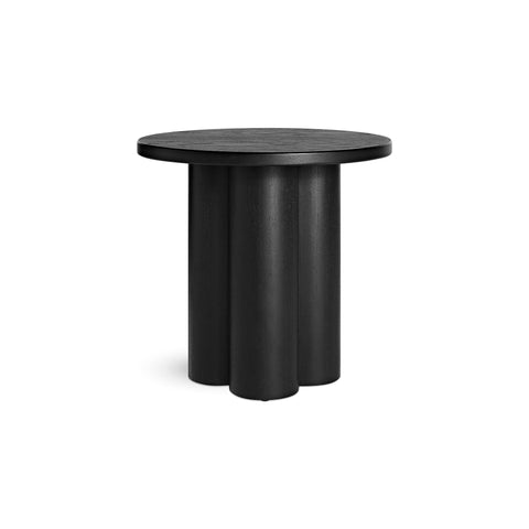 4/4 Side Table by Blu Dot in Black On Ash, front view