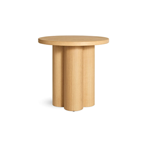 4/4 Side Table by Blu Dot in White Oak, front view