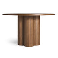 4/4 Round Dining Table by Blu Dot in Walnut