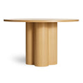 4/4 Round Dining Table by Blu Dot in White Oak