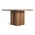 4/4 Round Dining Table by Blu Dot in Walnut
