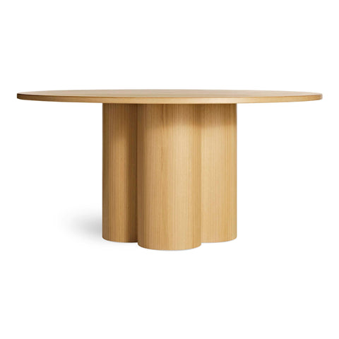 4/4 Round Dining Table by Blu Dot in White Oak