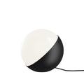 vl studio table and floor lamp in black by louis poulsen