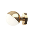 vl studio wall lamp in lacquered brass designed by vilhelm lauritzen for louis poulsen