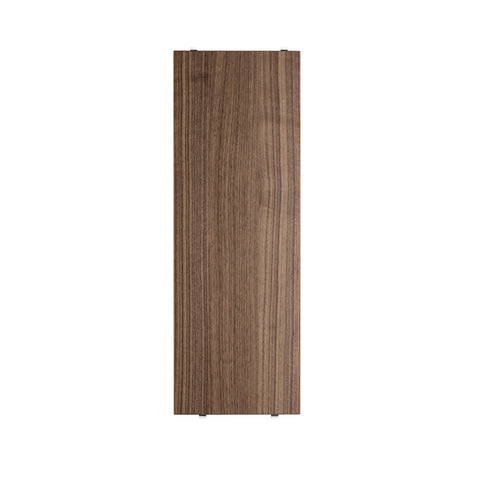 String Furniture 3-pack shelves in walnut veneer, Scandinavian modern shelving