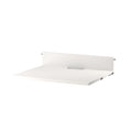 String System Media Shelf in white, 58×47 cm, Scandinavian modern wall-mounted design for media equipment