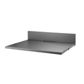String System Media Shelf in anthracite, 58×47 cm, Scandinavian modern wall-mounted design for media equipment
