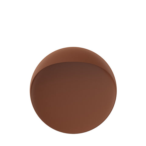 corten color flindt wall lamp designed by christian flindt for louis poulsen