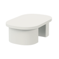 String Furniture Pira Top Lid in white, aluminum cap for the Pira pole, white background packshot