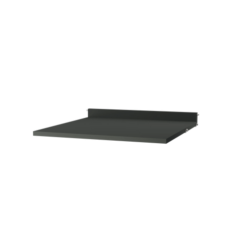 String Furniture Work Desk in dark grey – modern Scandinavian design desk for String modular shelving system.