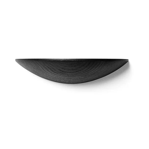 Audo Copenhagen Gridy Fungi Shelves Small in Black Oak, packshot on white
