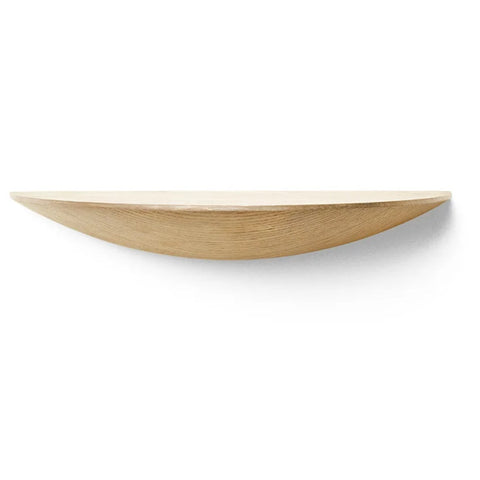 Audo Copenhagen Gridy Fungi Shelves Medium in Light Oak, packshot on white