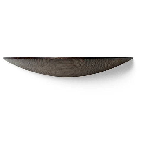 Audo Copenhagen Gridy Fungi Shelves Medium in Dark Oak, packshot on white