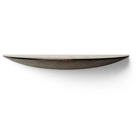 Audo Copenhagen Gridy Fungi Shelves Large in Dark Oak, packshot on white