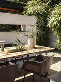 outdoor scandinavian chair and table by muuto 