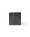 Grey Kendzo Marble cubic end table designed by norm architects for audo copenhagen