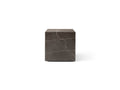 Grey Kendzo Marble cubic end table designed by norm architects for audo copenhagen