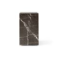 Audo Copenhagen Plinth Tall in Grey Kendzo Marble, packshot on white