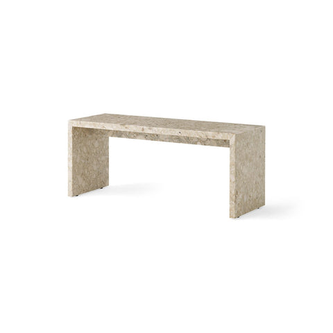 Audo Copenhagen Plinth Bridge in Kunis Breccia Stone, packshot on white