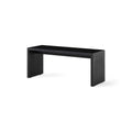 Audo Copenhagen Plinth Bridge in Nero Marquina Marble, packshot on white