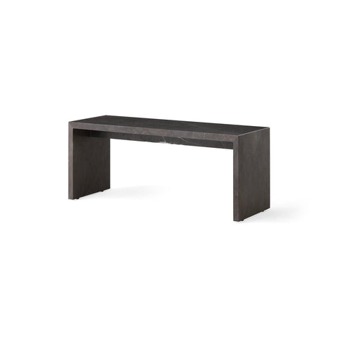 Audo Copenhagen Plinth Bridge in Grey Kendzo Marble, packshot on white
