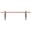 Audo Copenhagen Corbel Shelf, Large in Dark Stained Oak, packshot on white