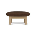 Audo Copenhagen brasilia-ottoman in Natural Oak with Audo Bouclé 07, packshot on white