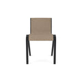 Audo Copenhagen Ready Dining Chair, Fully Upholstered in Black Oak with Logan Flint, packshot on white