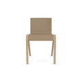Audo Copenhagen Ready Dining Chair, Fully Upholstered in Natural Oak with Sierra 1611, packshot on white