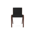 Audo Copenhagen Ready Dining Chair, Fully Upholstered in Red Stained Oak with Sierra 1001, packshot on white