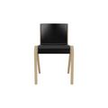 Audo Copenhagen Ready Dining Chair, Fully Upholstered in Natural Oak with Aida 1618, packshot on white