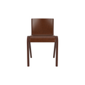 Audo Copenhagen Ready Dining Chair, Fully Upholstered in Red Stained Oak with Aida 0329, packshot on white