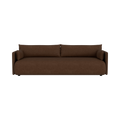 Audo Copenhagen Offset Sofa, 3 Seater in Audo Bouclé 07, packshot on white