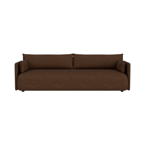 Audo Copenhagen Offset Sofa, 3 Seater in Audo Bouclé 07, packshot on white