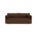 Audo Copenhagen Offset Sofa, 2 Seater in Audo Bouclé 07, packshot on white