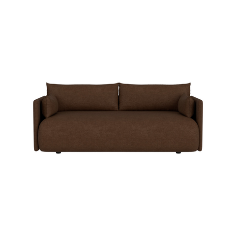 Audo Copenhagen Offset Sofa, 2 Seater in Audo Bouclé 07, packshot on white
