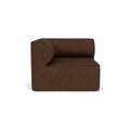 Audo Copenhagen Eave Sectional, 38" Depth, Left Corner in Audo Bouclé 07, packshot on white