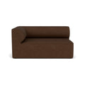 Audo Copenhagen Eave Sectional, 38" Depth, Left Corner, 57" in Audo Bouclé 07, packshot on white