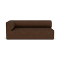 Audo Copenhagen Eave Sectional, 38" Depth, Left Corner, 76" in Audo Bouclé 07, packshot on white