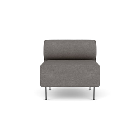 Audo Copenhagen Eave Dining Sofa, Open Section 32" in Audo Bouclé 16, packshot on white