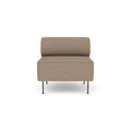 Audo Copenhagen Eave Dining Sofa, Open Section 32" in Logan Flint, packshot on white