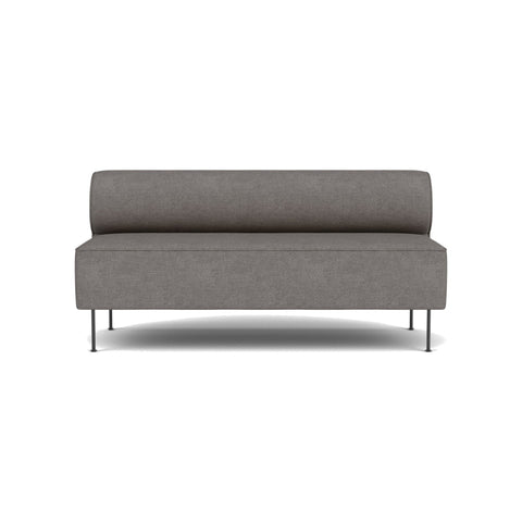 Audo Copenhagen Eave Dining Sofa, Open Section 65" in Audo Bouclé 16, packshot on white