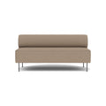 Audo Copenhagen Eave Dining Sofa, Open Section 65" in Logan Flint, packshot on white