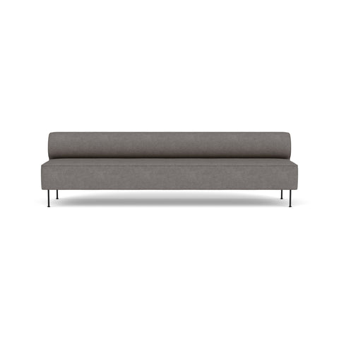 Audo Copenhagen Eave Dining Sofa, Open Section 110" in Audo Bouclé 16, packshot on white