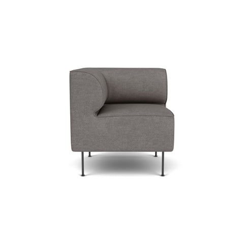 Audo Copenhagen Eave Dining Sofa, Corner, 30", Left Corner in Audo Bouclé 16, packshot on white