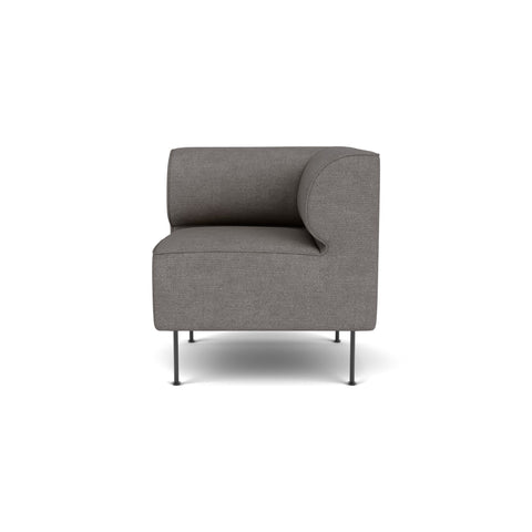 Audo Copenhagen Eave Dining Sofa, Corner, 30", Right Corner in Audo Bouclé 16, packshot on white