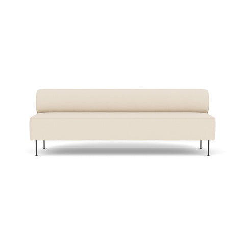 Audo Copenhagen Eave Dining Sofa, Open Section 89" in Logan Jasmine, packshot on white