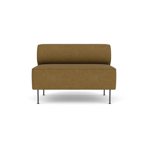 Audo Copenhagen Eave Dining Sofa, Open Section 44" in Audo Bouclé 06, packshot on white