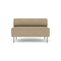 Audo Copenhagen Eave Dining Sofa, Open Section 50" in Audo Bouclé 02, packshot on white